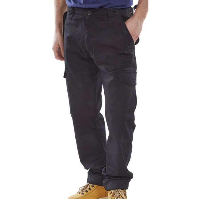Click Workwear - Combat Trousers in Black