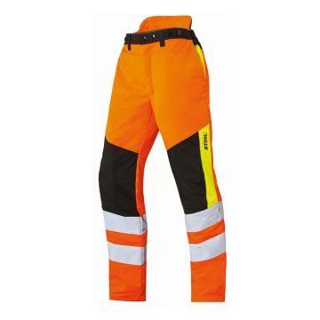 Stihl MS Protect Cut Protecton and Hi-Vis Trousers Orange