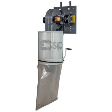 SIP 1HP Wall-Mounted Single Cartridge Dust Collector 230v