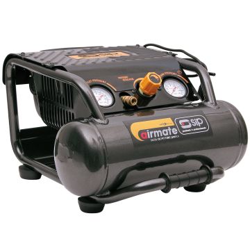 SIP Airmate Pn1.5/10 Protech 10 Litre 1.5Hp Oil Free Compact Air Compressor 110V