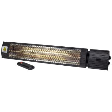 SIP Universal Patio Halogen Heater With Remote Control 2kW 230v
