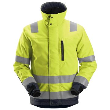 Snickers 1130 AllroundWork Hi-Vis 37.5 Insulated Jacket Class 3 Yellow