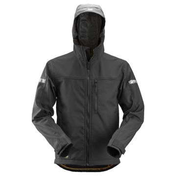 Snickers 1229 Hooded Softshell Jacket Black