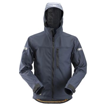 Snickers 1229 Hooded Softshell Jacket Navy