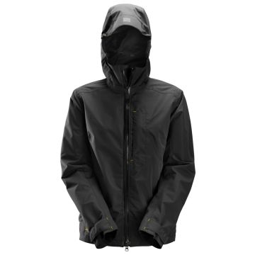 Snickers 1367 Ladies Hooded Waterproof Shell Jacket Black