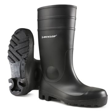 Dunlop Protomastor Full Safety Wellington Boots Black