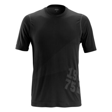 Snickers 2519 FlexiWork 37.5 Technology Short Sleeve T-Shirt Black
