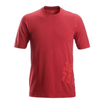Snickers 2519 FlexiWork 37.5 Technology Short Sleeve T-Shirt Red
