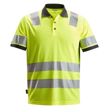 Snickers 2730 AllroundWork Hi-Vis Polo Shirt Class 2 Yellow