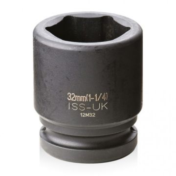 ISS 3/4" Drive Metric 6 Point Impact Sockets