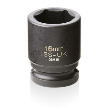 ISS 3/8" Drive Metric 6 Point Impact Sockets