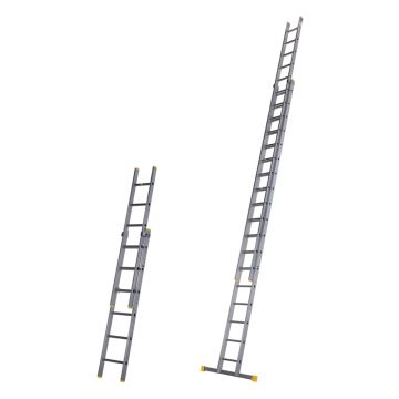 Werner 577 Series Aluminium Square Rung Double Section Ladder