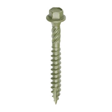 TIMCO Timber Frame Hex Flange Head Exterior Screws Green BOXED