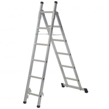 Werner 710 Series Aluminium 3-Way Combination Ladder