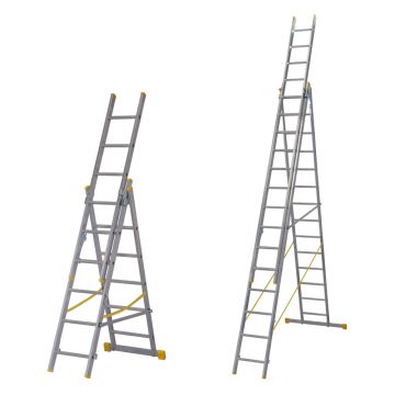 Werner 725 Series Aluminium Triple ExtensionPlus X4 Combination Ladder