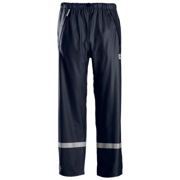Snickers 8201 PU Rain Trousers Navy