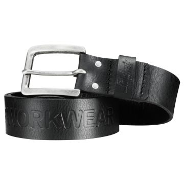 Snickers 9034 Leather Belt Black