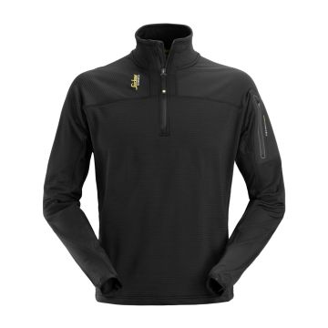 Snickers 9435 Body Mapping 1/2 Zip Micro Fleece Pullover Black