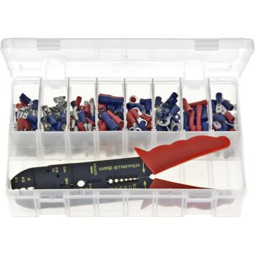 Terminals Insulated Assortment With Pliers