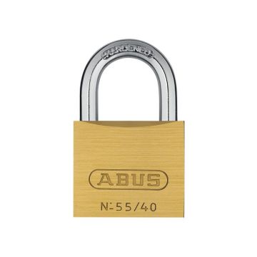 ABUS Mechanical 55/40 40mm Brass Padlock With Key No. 5401