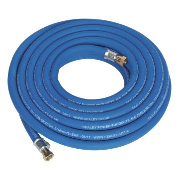 Sealey Air Hose 10mm with 1/4"BSP Unions Extra Heavy-Duty