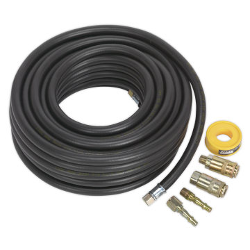 Sealey Air Hose Kit 15m x &Oslash;8mm with Connectors