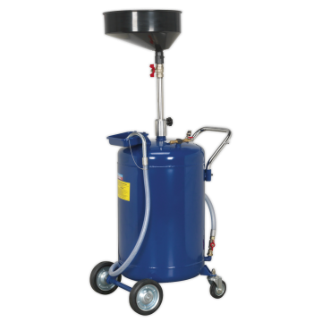 Sealey Mobile Oil Drainer 110L Air Discharge