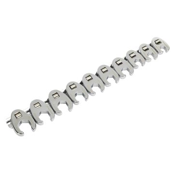 Sealey Crow's Foot Spanner Set 10pc 3/8"Sq Drive - Metric