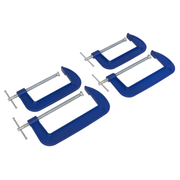 Sealey G-Clamp 150mm 200mm 4 Pack