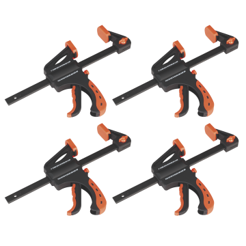 Sealey Ratchet Bar Clamp 150mm 4 Pack