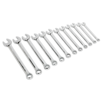 Sealey Combination Spanner Set 12pc Metric