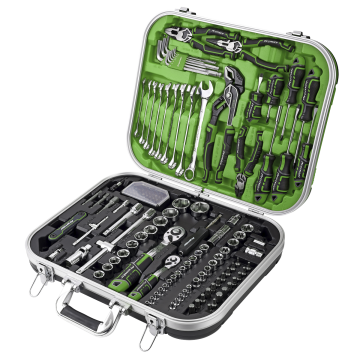 Sealey Mechanic's Tool Kit 144pc Hi-Vis Green