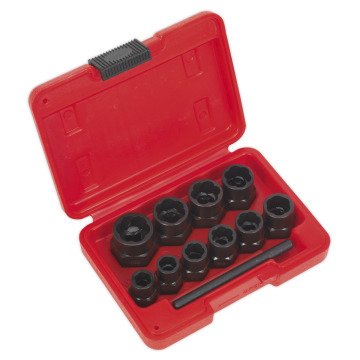 Sealey Bolt Extractor Set 11pc 3/8"Sq Drive or Spanner