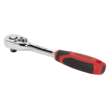 Sealey Ratchet Wrench 1/4"Sq Drive Pear-Head Flip Reverse