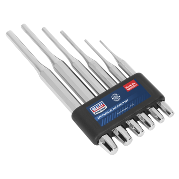 Sealey Parallel Pin Punch Set 6pc