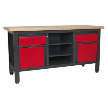 Sealey AP1905A Workstation With Drawers, Cupboards & Open Storage