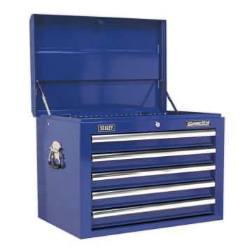 Sealey Topchest 5 Drawer with Ball-Bearing Slides - Blue