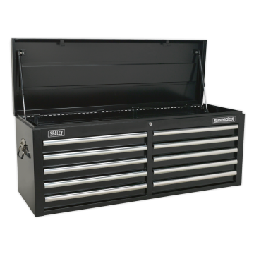 Sealey Topchest 10 Drawer with Ball-Bearing Slides - Black