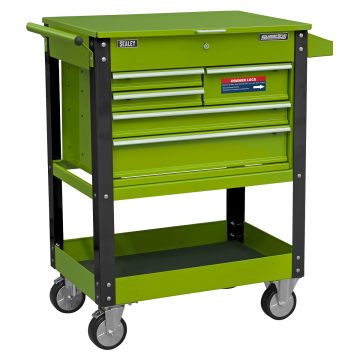 Sealey AP890MHV Heavy-Duty Mobile Tool Trolley With 5 Drawers & Lockable Top