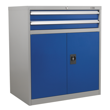 Sealey API8810 2 Drawer & 1 Shelf Industrial Cabinet