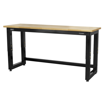Sealey Premier Steel Adjustable Workbench with Wooden Worktop 1830mm - Heavy-Dut