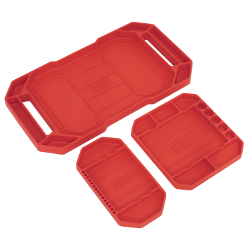 Sealey Non-Slip Flexible Tool Trays Pack Of 3