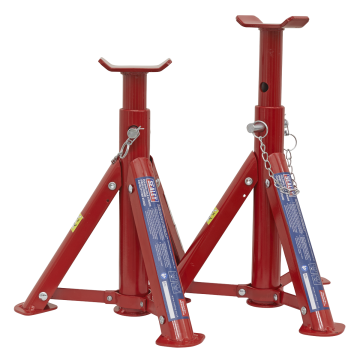 Sealey Axle Stands (Pair) 2tonne Capacity per Stand - Folding Type