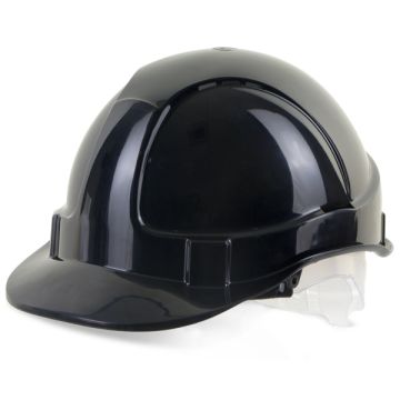 Beeswift Economy Vented Safety Helmet Black