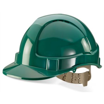 Beeswift Vented Safety Helmet Green