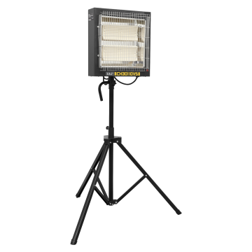 Sealey CH30S Ceramic Heater With Telescopic Tripod Stand 2.4kW 110v