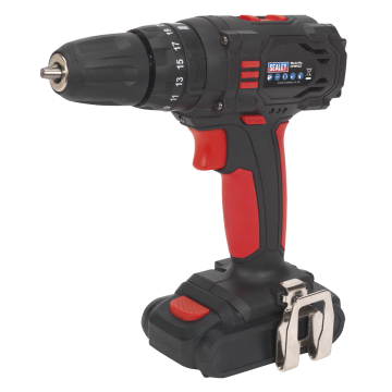 Sealey Cordless Hammer Drill/Driver 10mm 18V 1.5Ah Lithium-ion 2-Speed - Fast Ch