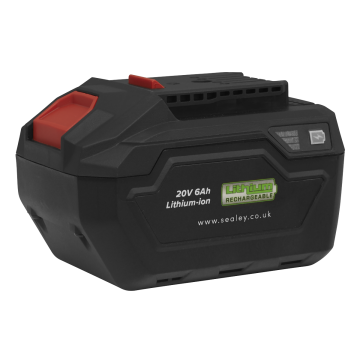 Sealey Power Tool Battery 20V 6Ah SV20 Series Lithium-ion