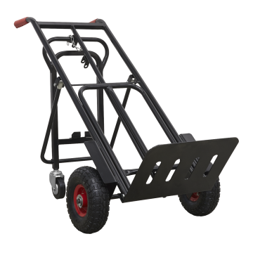 Sealey Heavy-Duty 3-in-1 Sack Truck with PU Tyres 300kg Capacity