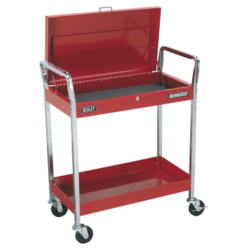 Sealey Trolley 2-Level Heavy-Duty with Lockable Top